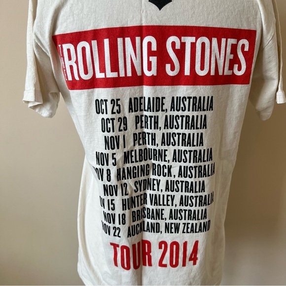 The Rolling Stones 14 on fire tour 2014 band tee 825 - Picture 6 of 8